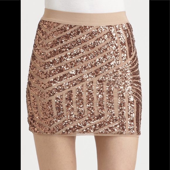 BCBG sequin skirt - Picture 1 of 5